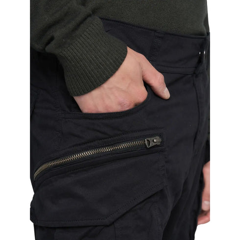 Pantalone Uomo cargo, multitasca con etichetta logo